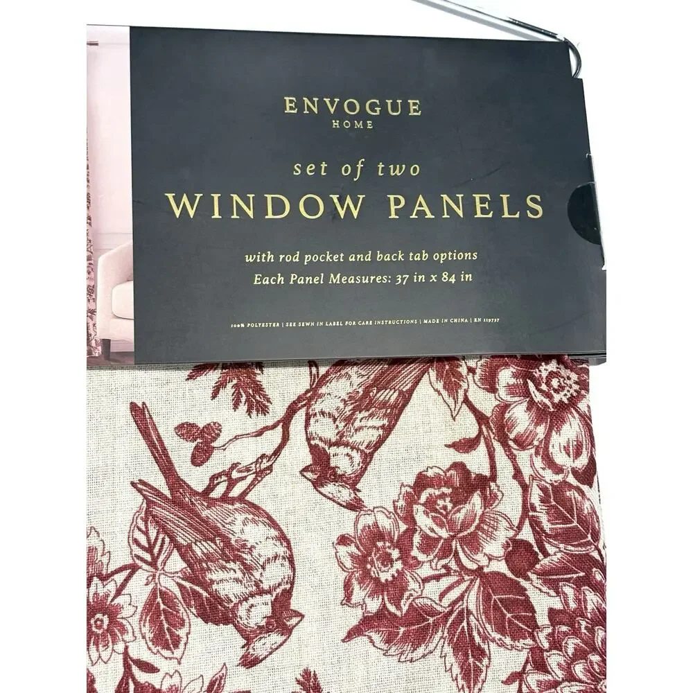 EnVogue Cardinal Curtains Set 4 Panels 37